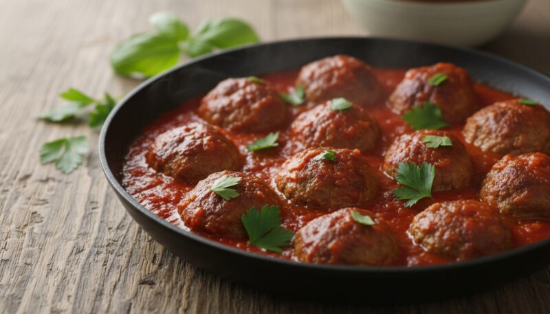 sočne ćufte u paradajz sosu sočne ćufte u paradajz sosu